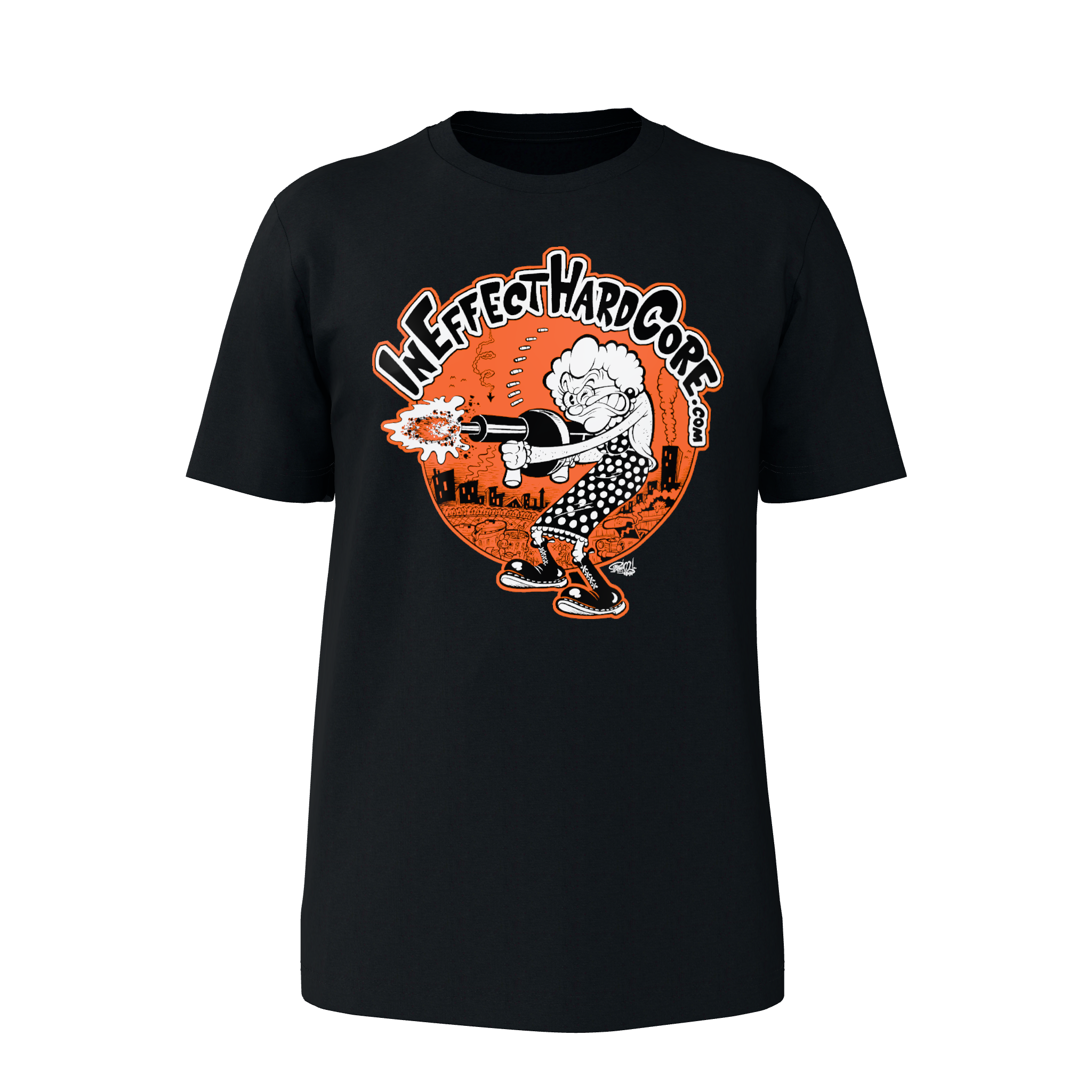 IN EFFECT Orange Granny Tee